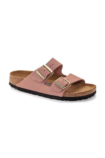Birkenstock Arizona SFB Soft Sole Dusty Rose Double Buckle Slippers
