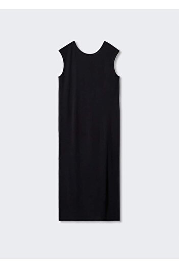 MANGO Woman Yırtmaçlı Modal Elbise