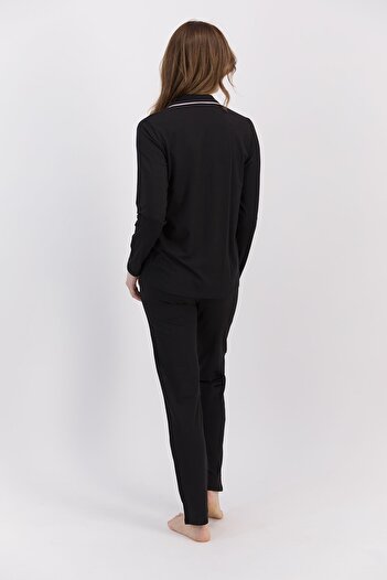 Pierre Cardin 7717 Front Buttoned Women's Pajama Set