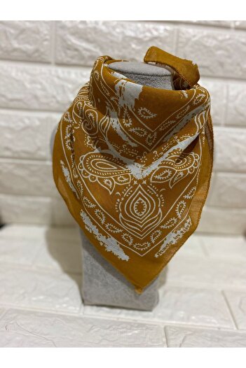 sema aksesuar Unisex Βαμβακερό κασκόλ με έθνικ σχέδιο - Μπαντάνα