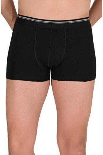 men star Men's Black Lycra Boxer Pack of 6
