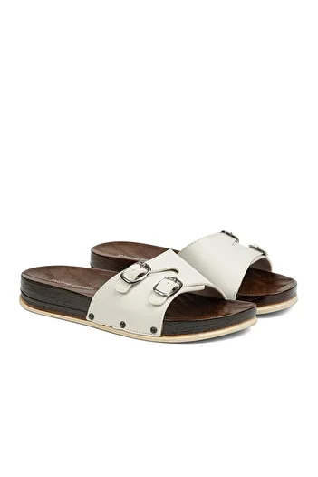 Pierre Cardin ® |   PC-7025-Κρέμα - Γυναικείες Παντόφλες