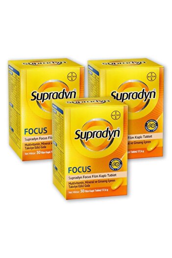 Supradyn Focus 30 Tablet - 3 Pieces