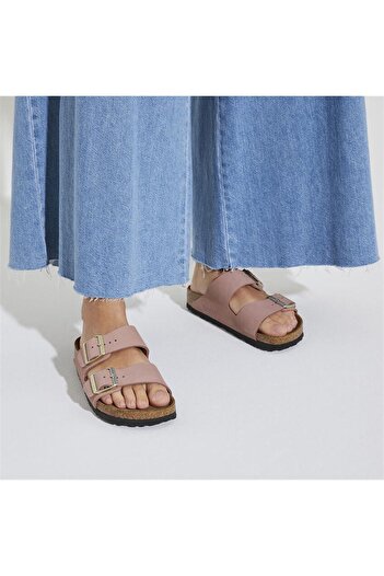 Birkenstock Arizona SFB Soft Sole Dusty Rose Double Buckle Slippers