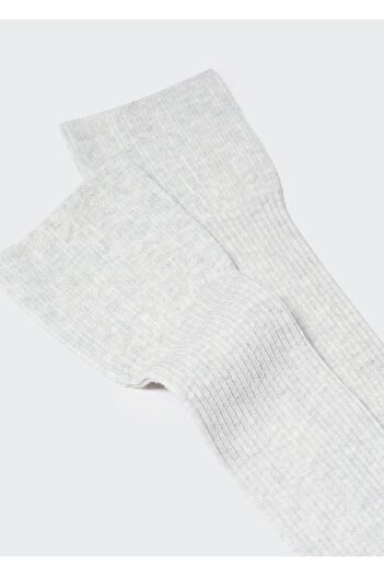 MANGO Woman Long Ribbed Socks