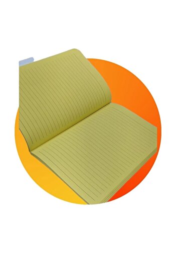 Hisli Şeyler It Came From Me A5 Yellow Color Paper STRIPES 80 SHEETS