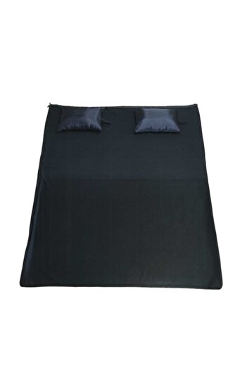 CAMP STORY DEP FLEECE PILLOWED DOUBLE SLEEPING BAGS BLACK