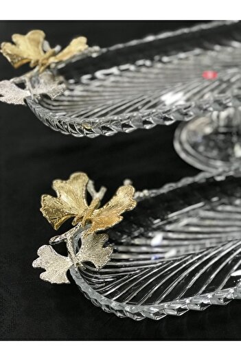 Santara Avangarde Özel Tasarım Sade Kelebekli 5 Adet Sunumluktan Oluşan Muhteşem Set