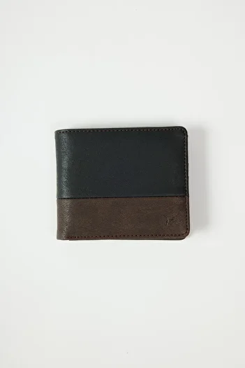 AC&Co / Altınyıldız Classics Men's Black-Brown Wallet