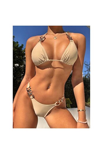 nuriçgiyim Chain bikini set