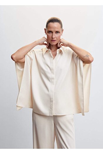 MANGO Woman Short Sleeve Blouse