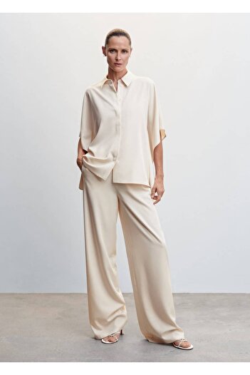 MANGO Woman Short Sleeve Blouse