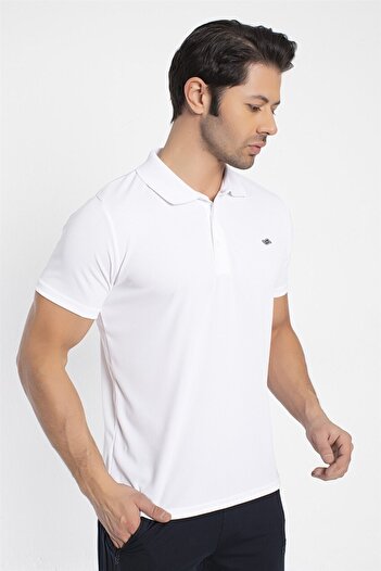 Crozwise Ανδρικό αθλητικό μπλουζάκι Polo Neck - 7135-08