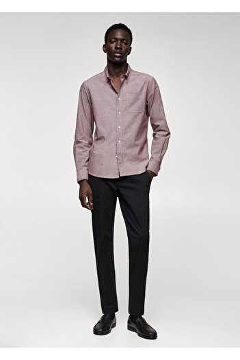 MANGO Man Regular Fit Cotton Oxford Shirt