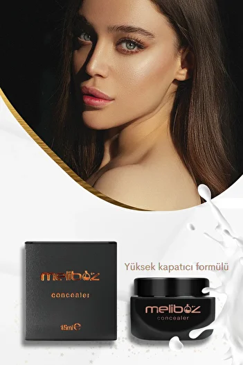 meliboz Salmon Concealer Concealing Cream 15ml Dark Tone