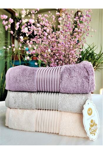 Z&N STYLE СУПЕР ЛЮКС МІСС БАМБУ ФЛЕКС 50X90 СМ. ЕКСПОРТНИЙ ТОВАР ДЛЯ РУК І ОБЛИЧЧЯ, НАБІР З 3 РУШНИКІВ, МІСТИТЬ 70% БАМБУКОВОГО ВОЛОКНА