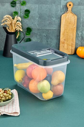 Carat Home 10 Lt Multi-Purpose Food, Pulses, Etc. Storage Container with Easy Sliding Lid