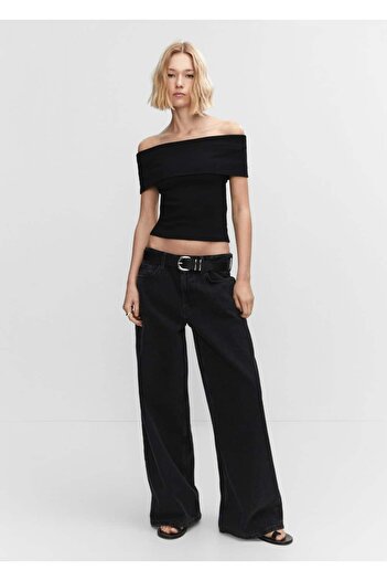 MANGO Woman Blouse with open shoulders