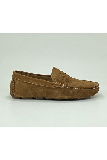 Clasica Genuine Leather Tan Men's Loafer Shoes