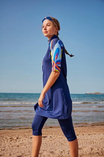 Marina Navy Blue Καλσόν Ημικαλυμμένο Μαγιό M2372