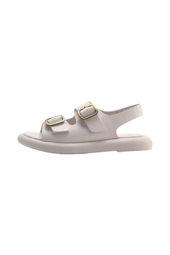 Butigo WOMAN WHITE FLAT SANDALS INT1223Y061 3FX