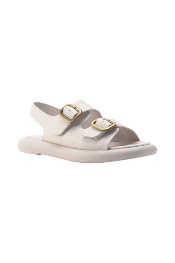 Butigo WOMAN WHITE FLAT SANDALS INT1223Y061 3FX