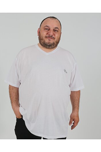 Crosswise Large Size T-shirt - Relaxed Fit