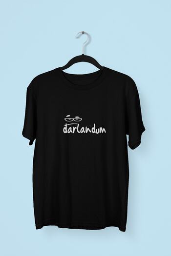 HobyUsa Darlandum μαύρο γυναικείο μπλουζάκι Oversize