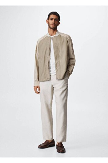 MANGO Man Cotton Bomber Jacket