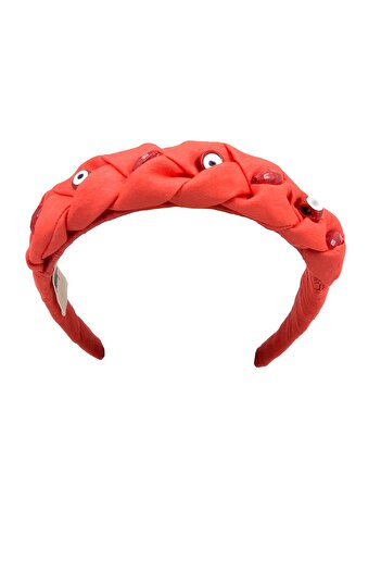 ZELİCE TASARIM RED FOULBAND WRAPPED CROWN