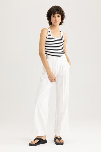 DeFacto Fitted U-Neck Ribbed Camisole Athlete A8271ax23sm
