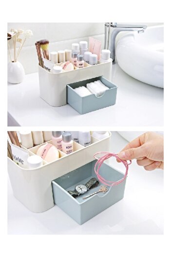 Hayveys home Colorful Mini Drawer Cosmetic Makeup Jewelry Organizer Box A4