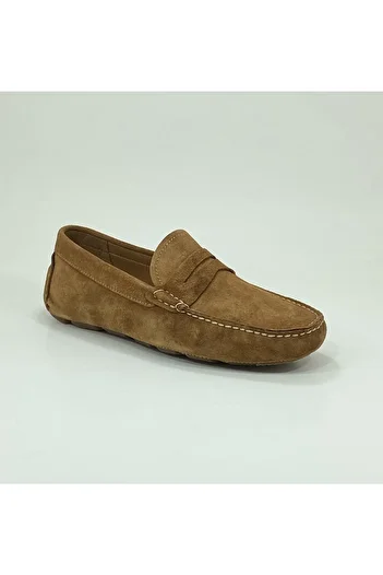 Clasica Genuine Leather Tan Men's Loafer Shoes