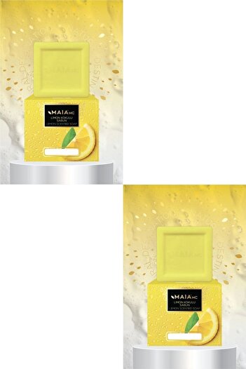 Maia mc Lemon Soap - Purifying from Acne and Cells, 150 gr.x 2 Pieces
