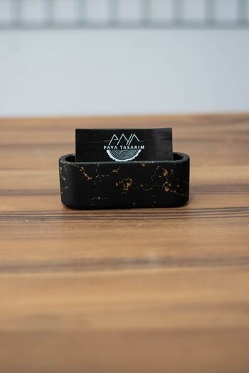 PAYATASARIM Бетонен офис комплект, държач за визитки