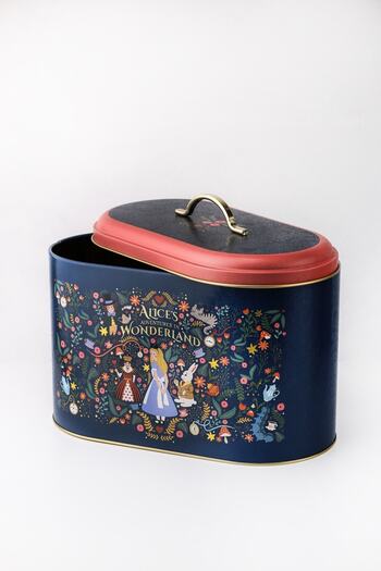EVLE Metal Oval Bread Holder, Bread Basket, Bread Box, Tales Alices Er002-9a