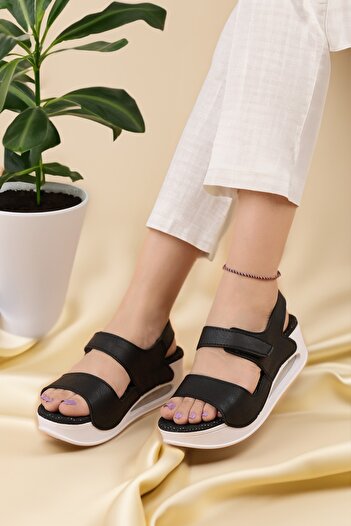 Khayt Fery Anatomical Orthopedic Banded Air Sole Comfortable Daily Women's Slippers Sandals