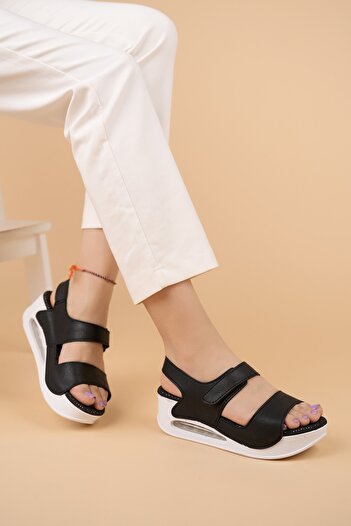 Khayt Fery Anatomical Orthopedic Banded Air Sole Comfortable Daily Women's Slippers Sandals