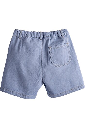 İdilbaby&Mamino IDILBABY&MAMINO boy light blue denim shorts