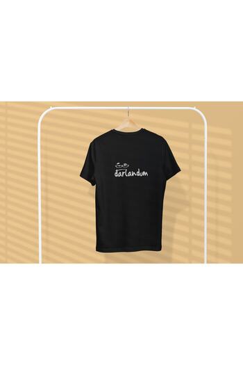HobyUsa Darlandum μαύρο γυναικείο μπλουζάκι Oversize