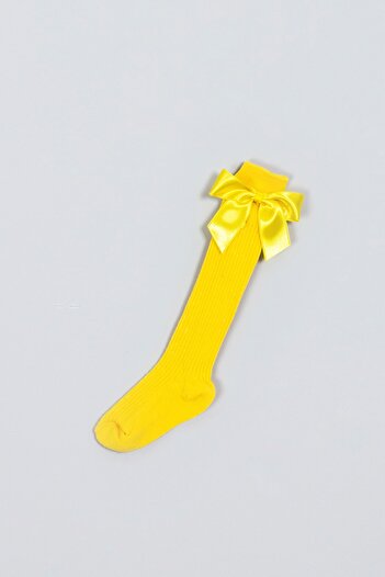ADABEBEK Below Knee Bow Socks