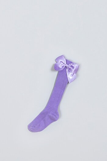 ADABEBEK Below Knee Bow Socks