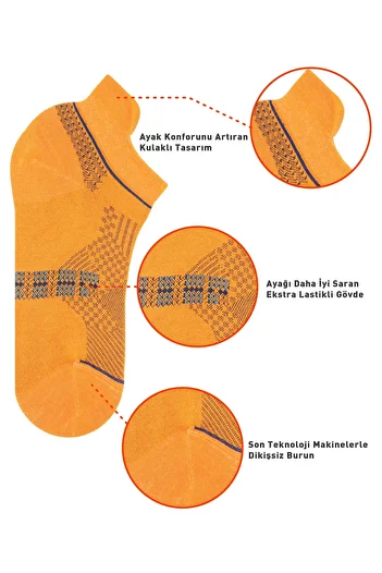 DAYCO Premium Seamless Bamboo Super Booties Socks with Ears
