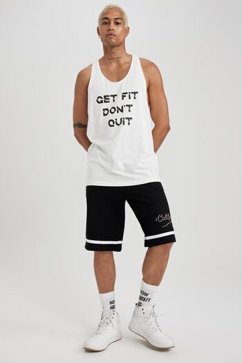 DeFacto Crew Neck Slim Fit Cotton Tank Top - A7157ax23sm