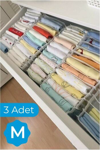 Serstil Organizér se středními 11 přihrádkami – 3 kusy 16X40X12 Organizér uvnitř