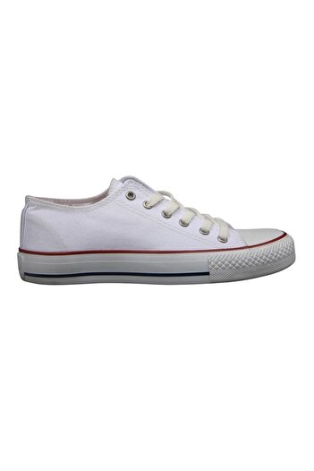 M.P. Cloth White Canvas Women's Shoes - Mp 221-1842Zn 650