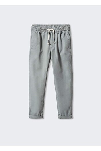 MANGO Kids Green Pants for Kids