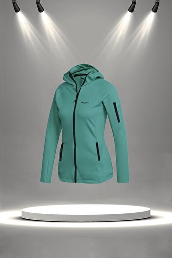 POSEIDON STORM Plus Size Women's Aqua Green Supra Combed Fabric All Seasons Hiking Jogging Tracksuit Set (4Xl-10Xl)