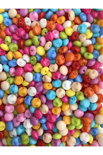 OzanTuhafiye Plastic Colored BONİBON Buttons 50 Pieces 9 mm