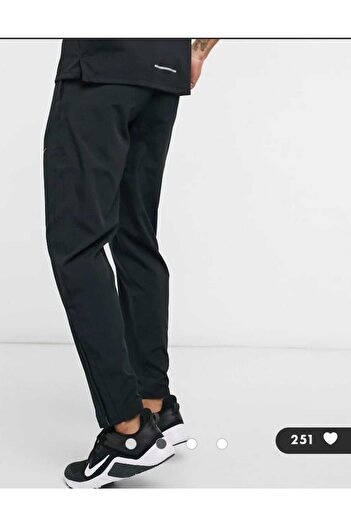 Nike Dri-FIT Run Stripe Woven Pant Düz Paça Erkek Eşofman Altı